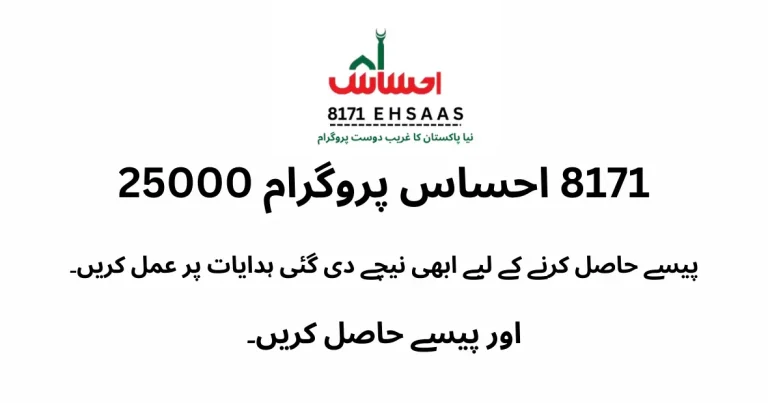 Everything You Need to Know About 8171 Ehsaas Program 25000 BISP 