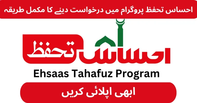 Ehsaas Tahafuz Program 2024 Online Registration